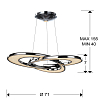 Превью Люстра Anisia LED Ø71