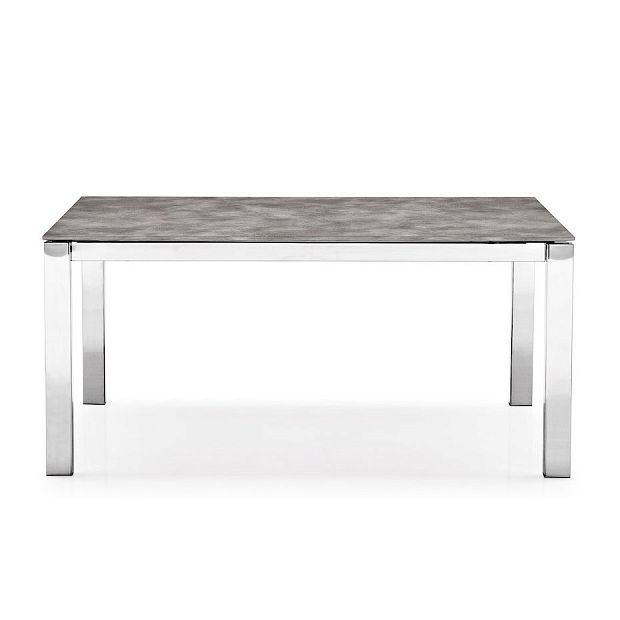 Обеденный стол Baron раздвижной металл/керамика 130 см