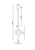 Превью Подвесной светильник Sound Wave MOD255PL-01B3