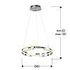 Превью Подвесной светильник Ciclos хром D60