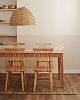 Превью Yain Раздвижной стол из дубового шпона и массива дуба 160 (220) x 80 см