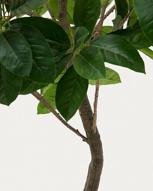 Ficus Искусственное дерево фикус в черном горшке 210 см