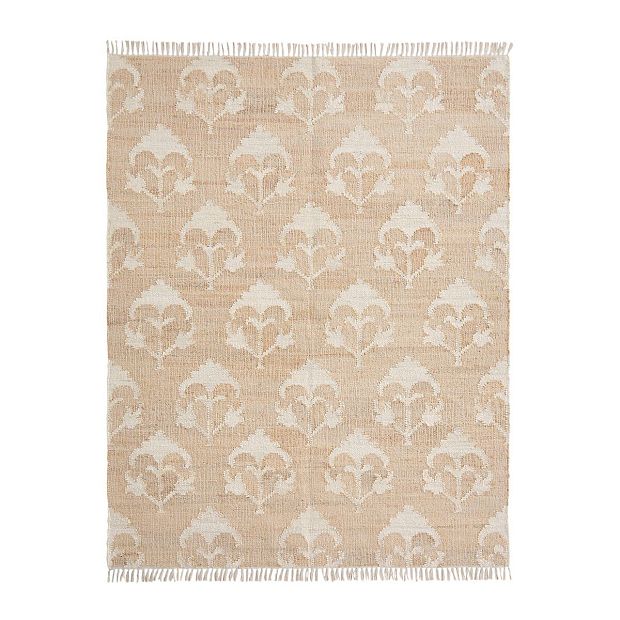 Ковер из джута Bilboa 160 x 230 см бежевый