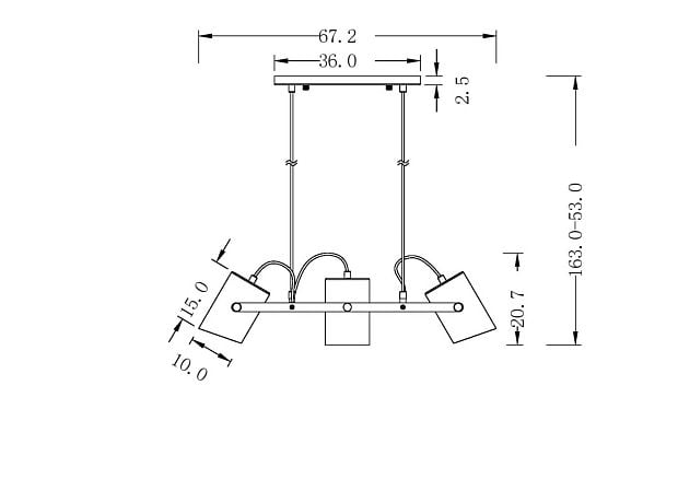 Подвесной светильник Elori FR4005PL-03WB