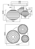 Превью Потолочный светильник Maytoni MOD268CL-03G