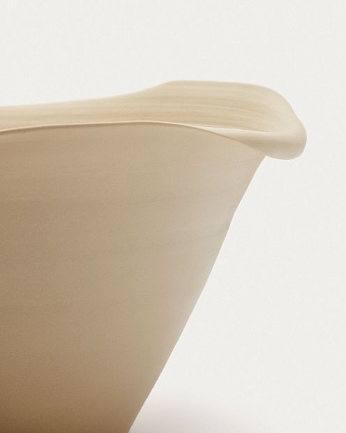 Macaire Керамическая ваза бежевого цвета Ø 23 см
