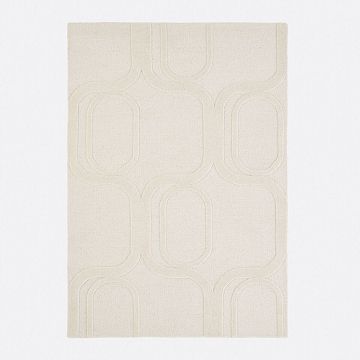 Ковер 100 шерсть Massimo 120 x 170 см бежевый