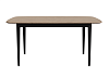Стол обеденный Tammi 160*90 см (натуральный дуб, черный)