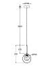 Превью Подвесной светильник Basic form MOD521PL-01G1