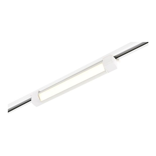 Св-к трек. Белый LED 1*10W 3000K 725Lm Ra90 120 IP20 L387xW49xH54 170-240VV