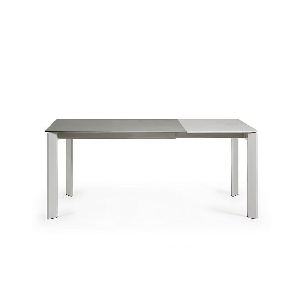 ATTA Стол 120 (180) x80 серый керамическая столешница