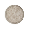 Превью Ковер из Тенселя круглый сотканный вручную Burada диаметр 160 см бежевый