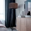 Превью Rotor Floor Lamp - американский орех - Черный