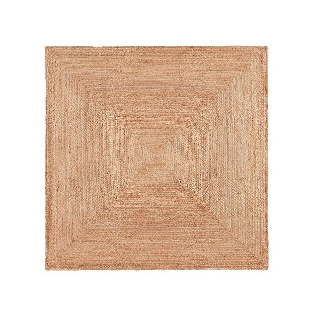 Ковер из джута квадратный Aftas 300 x 300 см бежевый