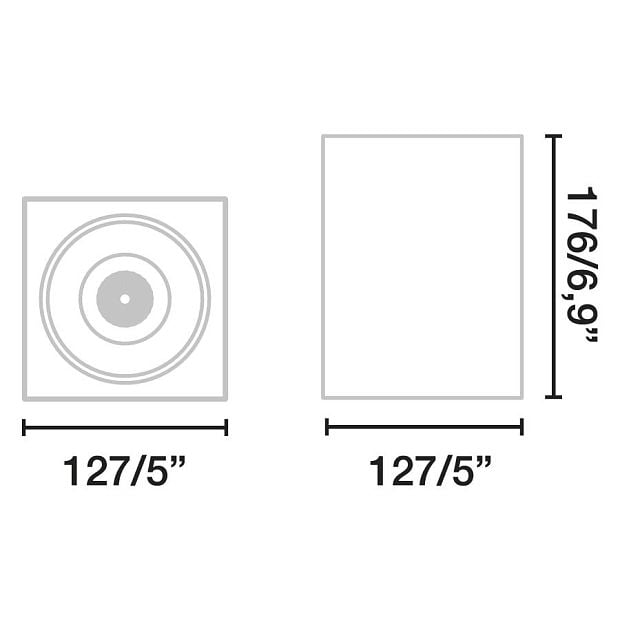 Потолочный светильник TEKO 1 белый LED HE 24W 4000K 20є