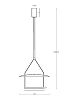 Превью Подвесной светильник Ambience MOD280PL-L30B3K