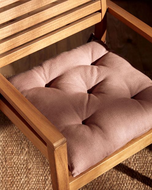 Suyai Подушка для сидения 100 % хлопок розового цвета 45 x 45 см