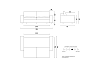 Превью Раскладной диван LEGRAN 2560 мм