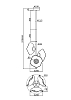 Превью Подвесной светильник Maytoni MOD207PL-03BS