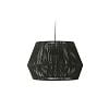 Превью CANTIA Cantia cotton ceiling light shade with black finish Ш