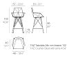 Превью Барный стул с подлокотниками Faz 102cm