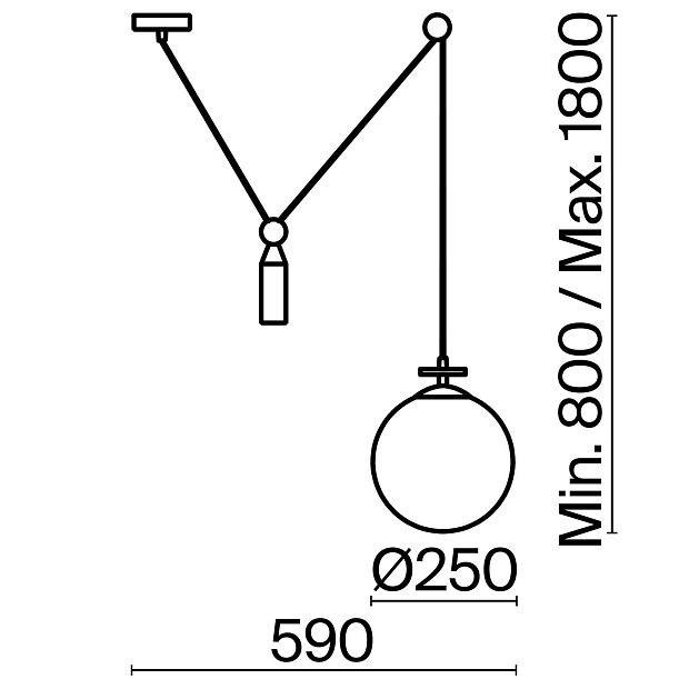 Подвесной светильник Impulse FR5221PL-01BS