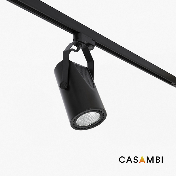 Трековый светильник Mini Sigma черный LED CRI95 27,5W 4000K 20є CASAMBI