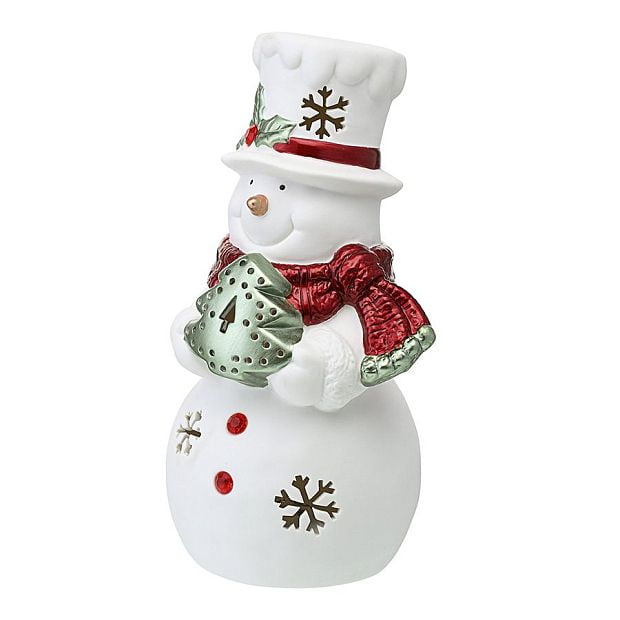 Декор новогодний с подсветкой classy snowman из коллекции new year essential, 20 см