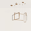 Превью Подвесной светильник Frame 120 cm бронзовый