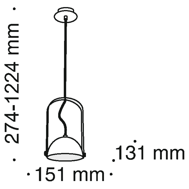 Подвесной светодиодный светильник Maytoni Hygge MOD047PL-L5W3K