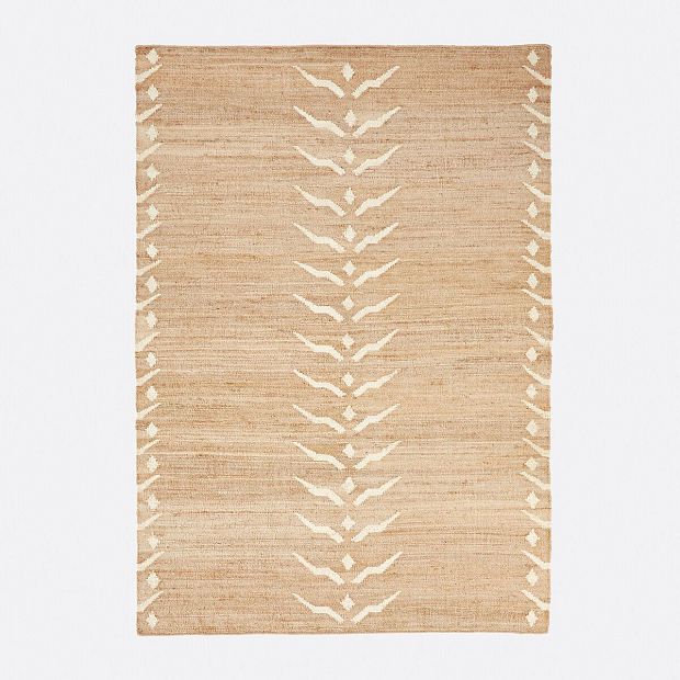 Джутовый ковер SORRUS 120 x 170 см бежевый