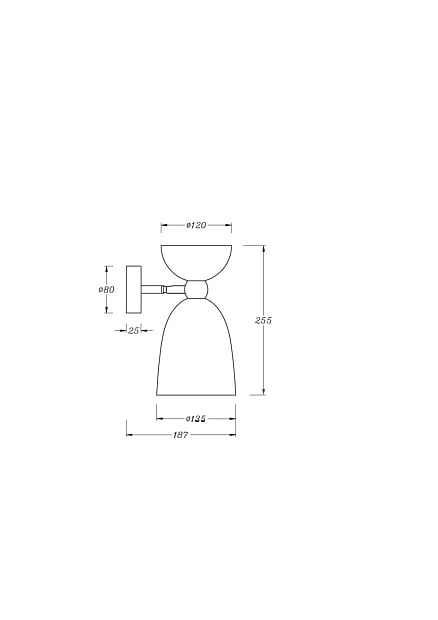 Настенный светильник (бра) Cloches MOD113WL-01W