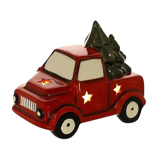 Декор новогодний с подсветкой magic truck из коллекции new year essential, 10,5 см