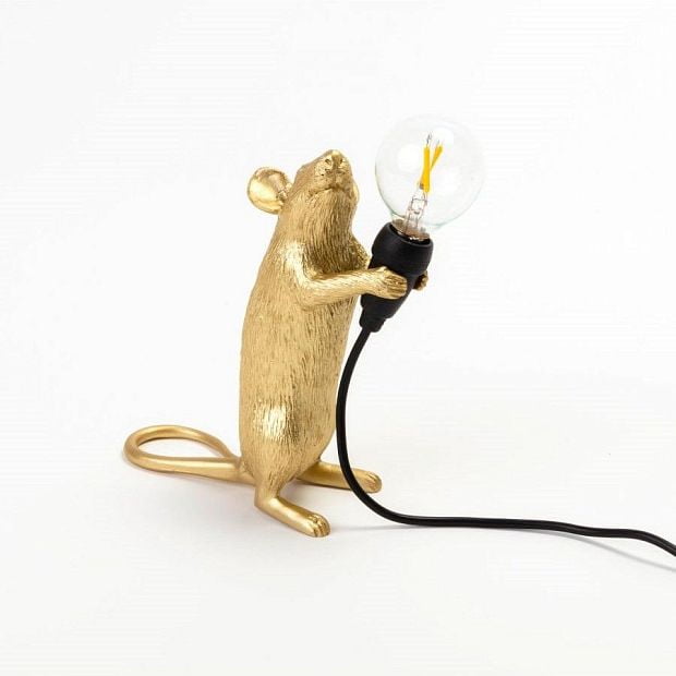 Настольная лампа Mouse Lamp Standing GOLD USB