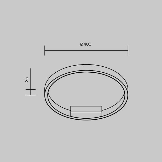 Потолочный светильник Rim MOD058CL-L25BSK