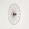 Превью Бра Wheel 60 cm черный + цоколь 15 cm черный