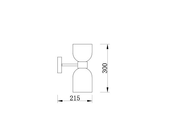 Настенный светильник (бра) Savia FR5203WL-02BS