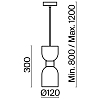 Превью Подвесной светильник Freya FR5203PL-01CH