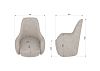 Превью Кресло Ellipse E7.8 (молочный, рогожка)