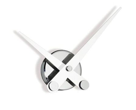 Настенные часы Axioma Mini i хром-белый