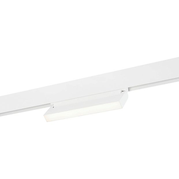 Магнитный трековый светильник Белый LED 1*12W 3000K 720Lm Ra>80 120 IP20 L219xW22xH108