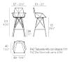 Превью Барный стул с подлокотниками Faz