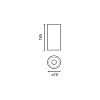Превью Потолочный светильник FOST CEILING Ш70 28W черный 36° 4000K CRI97 TRIAC
