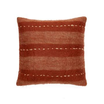 Mayela Чехол на подушку в красную и белую полоску 45 x 45 см