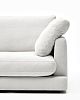 Превью Gala 3-местный диван белого цвета 210 см