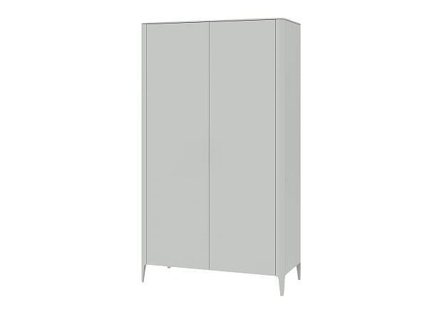 Шкаф Type 2-х створчатый высокий (светло-серый)