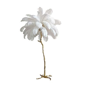 Торшер BRFL5014 white BRFL5014 white/antique brass