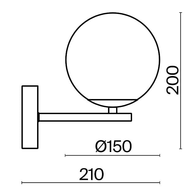 Настенный светильник (бра) Marble FR5230WL-01BS