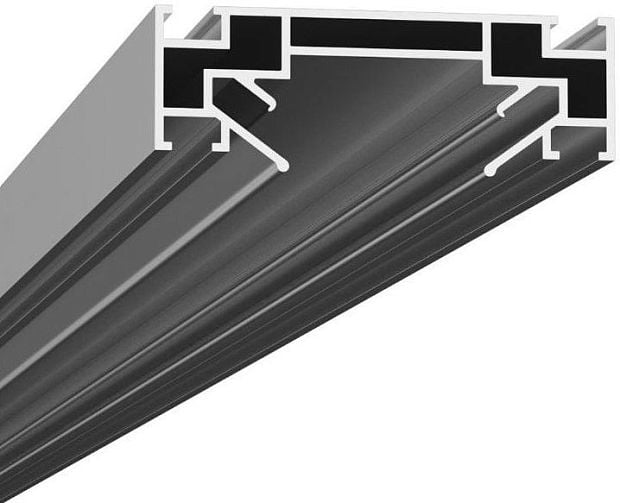 Профиль для монтажа однофазного шинопровода в натяжной потолок (TR30) Однофазная трековая система Длина 2