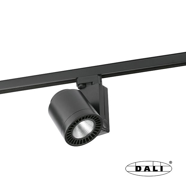 Трек Cylinder черный LED 30,5W 2700K 56є DALI